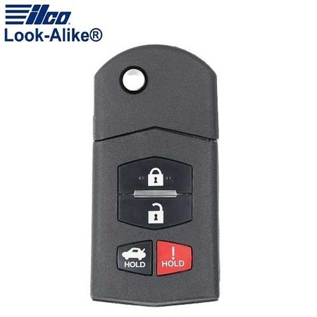 ILCO LAL FLIP-MAZ-4B2 Mazda 4 Button Flip Key (KPU41788) ILCO-AX00012200